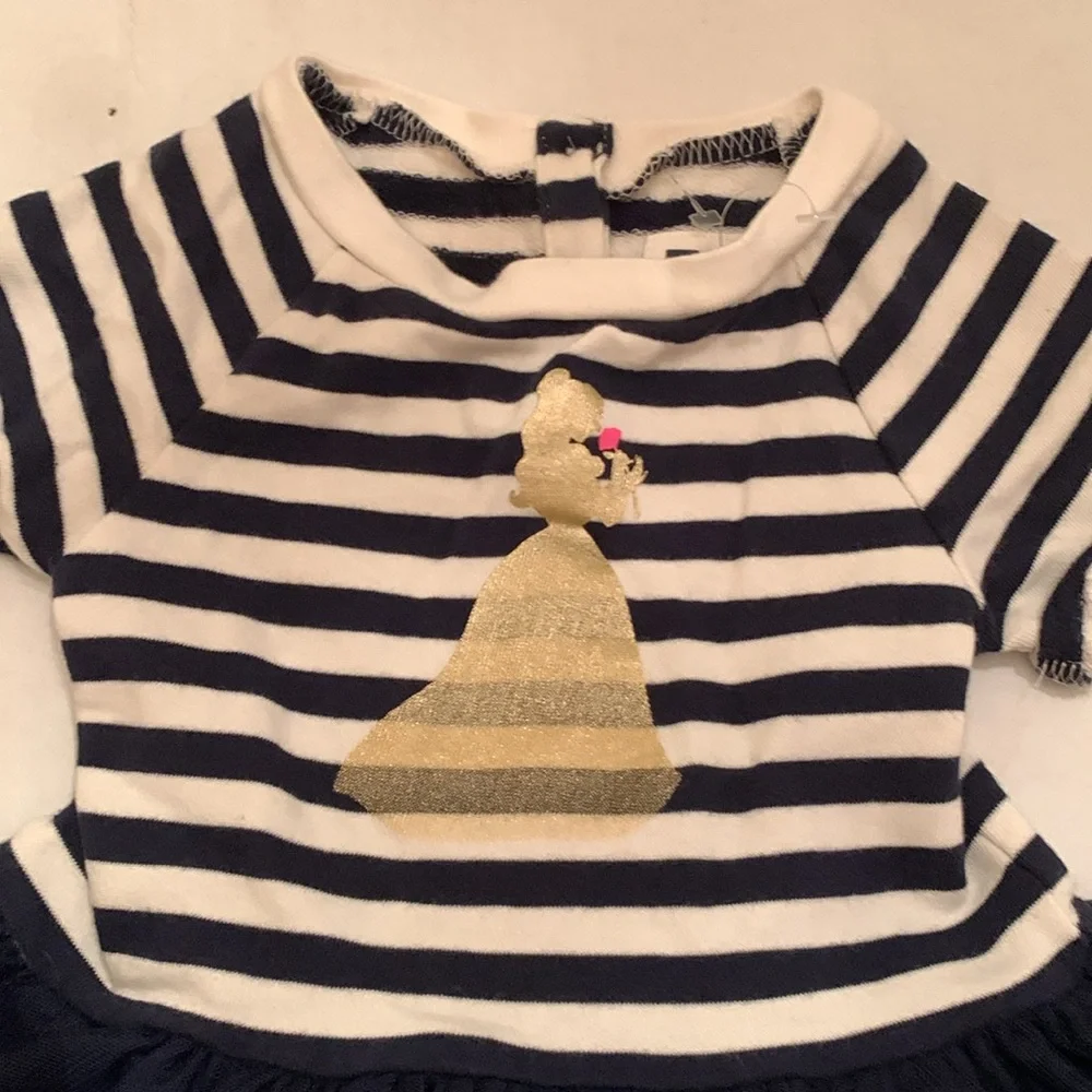 NWOT Baby GAP Disney Belle Dress 18-24 months tulle skirt
